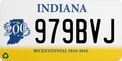 IN license plate 979BVJ
