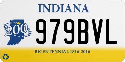 IN license plate 979BVL