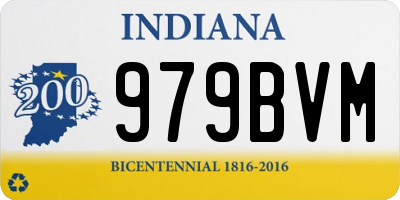 IN license plate 979BVM
