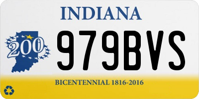 IN license plate 979BVS
