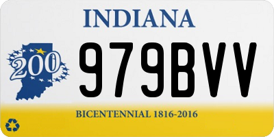 IN license plate 979BVV
