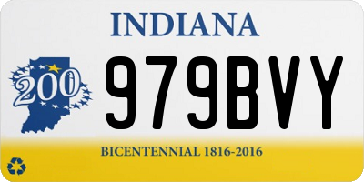 IN license plate 979BVY