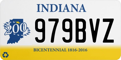 IN license plate 979BVZ