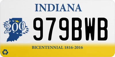 IN license plate 979BWB