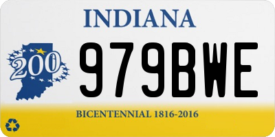 IN license plate 979BWE