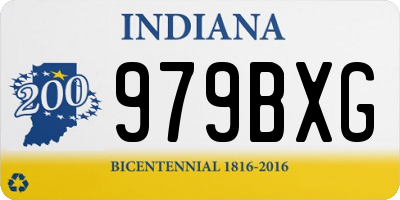 IN license plate 979BXG