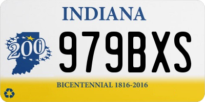IN license plate 979BXS