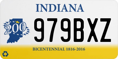 IN license plate 979BXZ