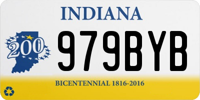 IN license plate 979BYB