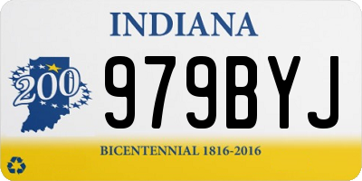 IN license plate 979BYJ