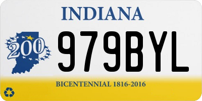 IN license plate 979BYL