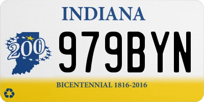 IN license plate 979BYN