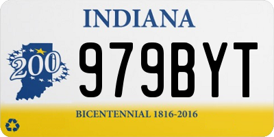 IN license plate 979BYT