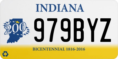 IN license plate 979BYZ