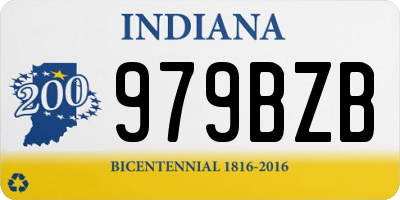 IN license plate 979BZB
