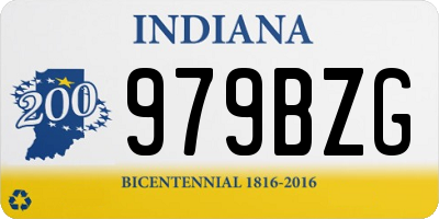 IN license plate 979BZG