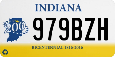 IN license plate 979BZH