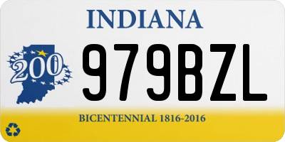 IN license plate 979BZL