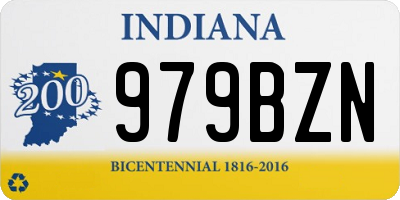 IN license plate 979BZN