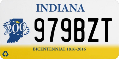 IN license plate 979BZT