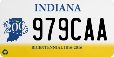 IN license plate 979CAA