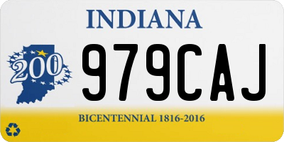 IN license plate 979CAJ