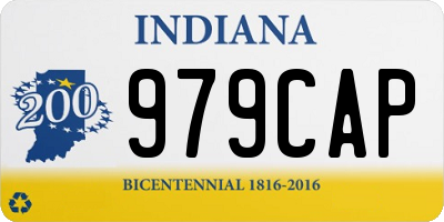 IN license plate 979CAP