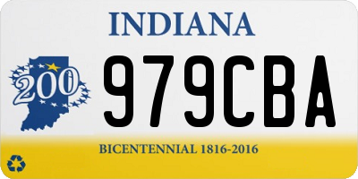 IN license plate 979CBA