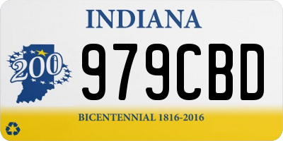 IN license plate 979CBD
