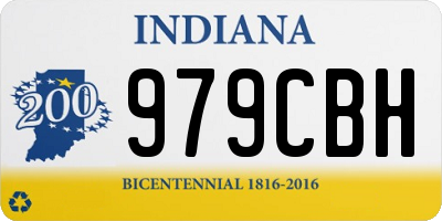 IN license plate 979CBH