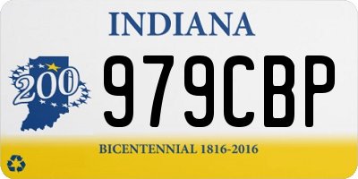 IN license plate 979CBP