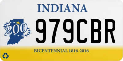 IN license plate 979CBR
