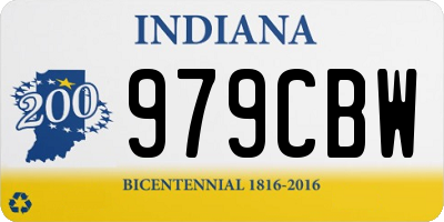 IN license plate 979CBW