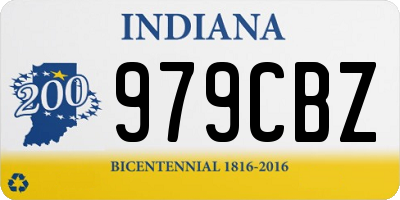 IN license plate 979CBZ