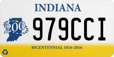 IN license plate 979CCI