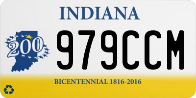 IN license plate 979CCM