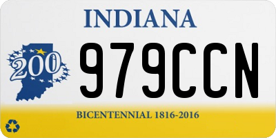 IN license plate 979CCN