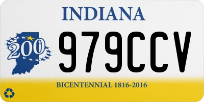 IN license plate 979CCV