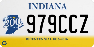 IN license plate 979CCZ