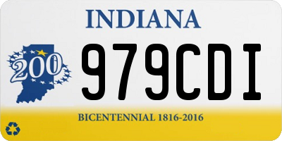 IN license plate 979CDI