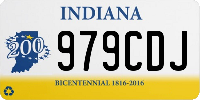 IN license plate 979CDJ