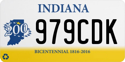 IN license plate 979CDK