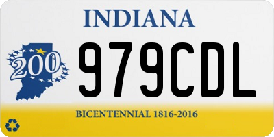 IN license plate 979CDL