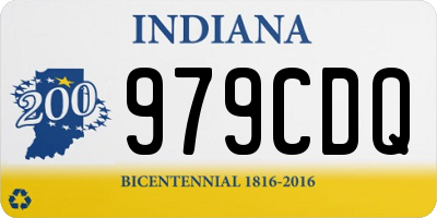 IN license plate 979CDQ