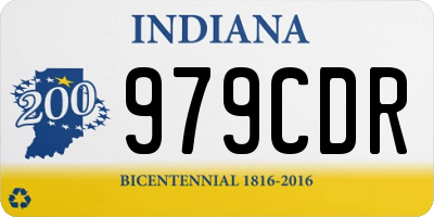 IN license plate 979CDR