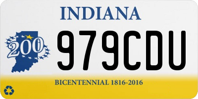 IN license plate 979CDU
