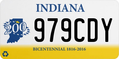 IN license plate 979CDY