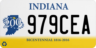 IN license plate 979CEA