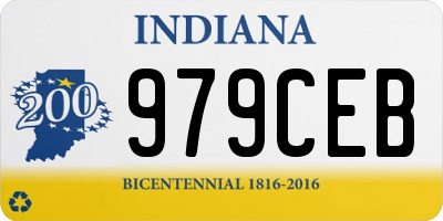 IN license plate 979CEB