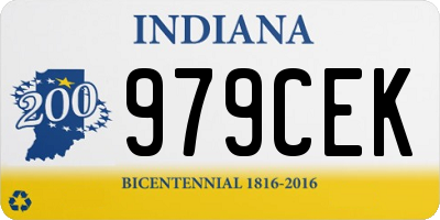 IN license plate 979CEK